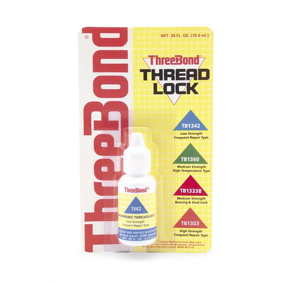 Threebond 1342AT002-US Low Strength Frequent Repair Thread Lock - 10 ml