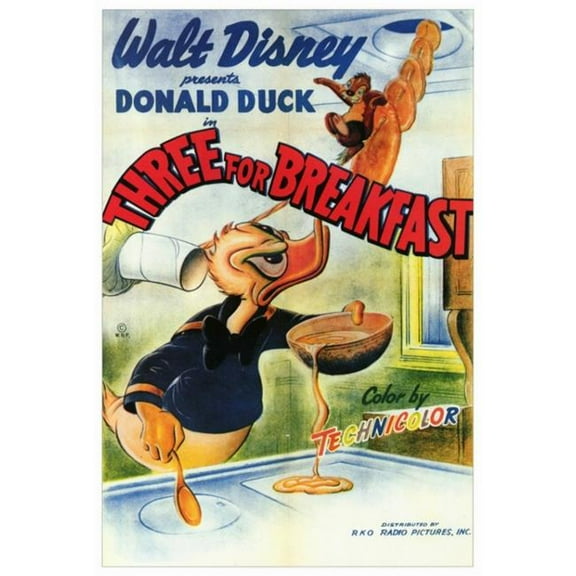 Three for Breakfast Movie Poster - 27 x 40 in.