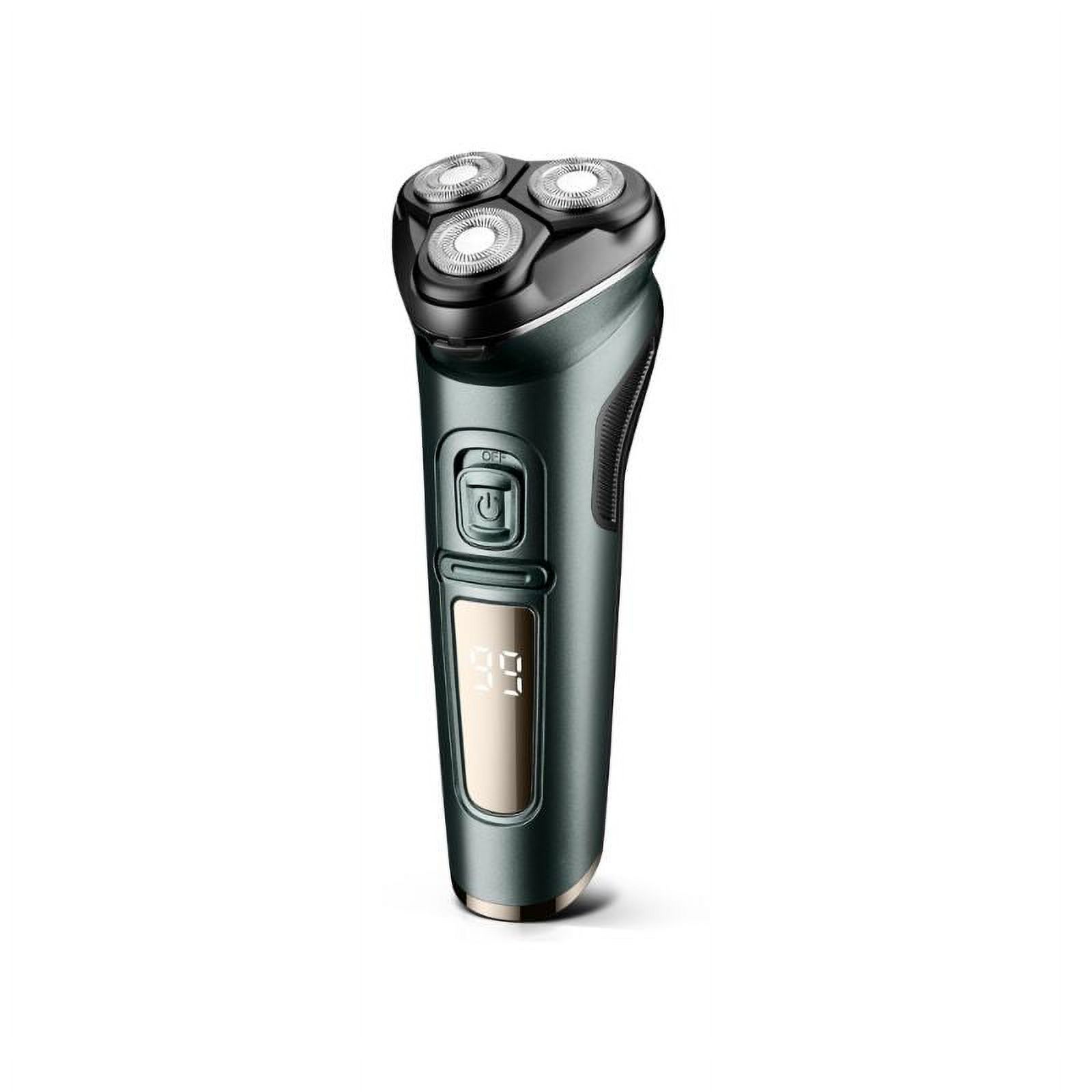 Three-head floating digital shaver full body washable electric shaver