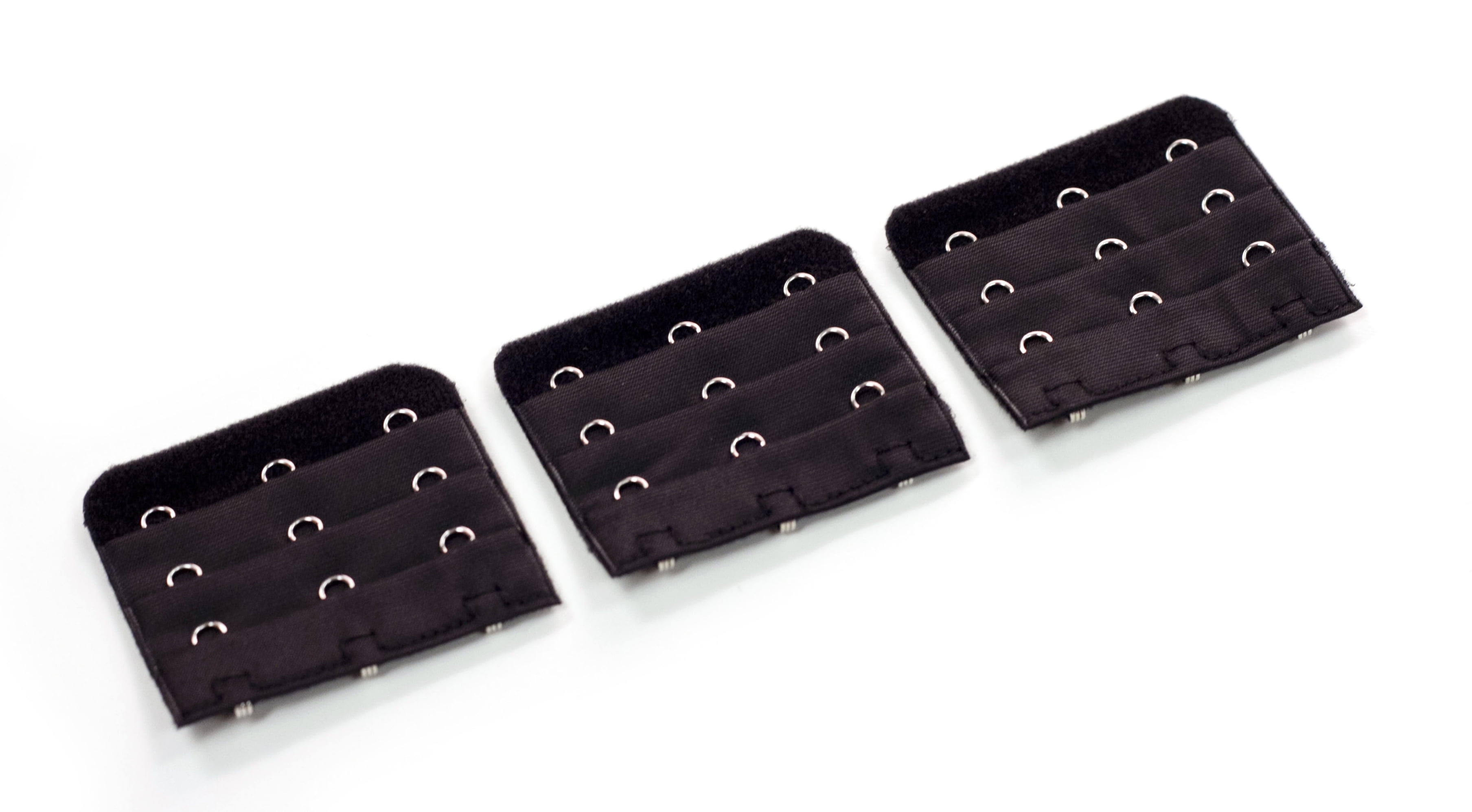 Threehook Bra Extender 3pack Black