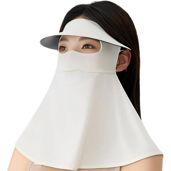 Three-in-one Sun Protection Gear for Women – UPF 50  Face Cover, Neck Gaiter & Sun Hat – Cooling, Breathable, Lightweight