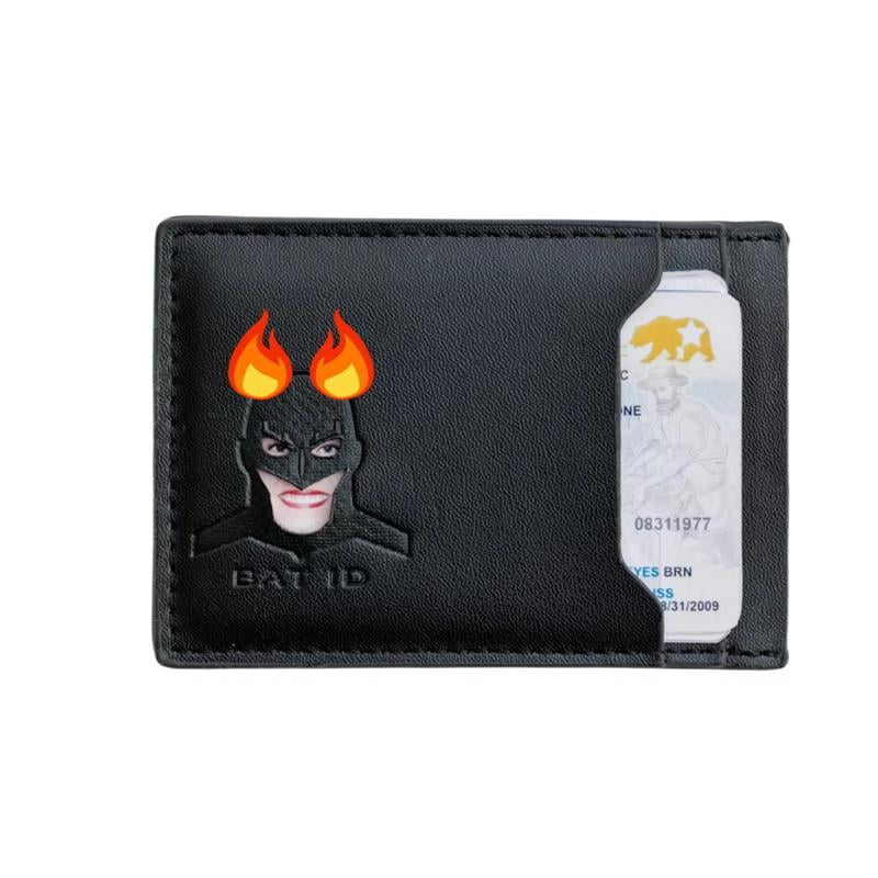 Three-layer Bat Hero, with ID card wallet, driver's license holder ...