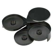 Kusmil 3 Tier Bar Glass Rimmer for Salt, Sugar, Lime Juice, Cocktail ...