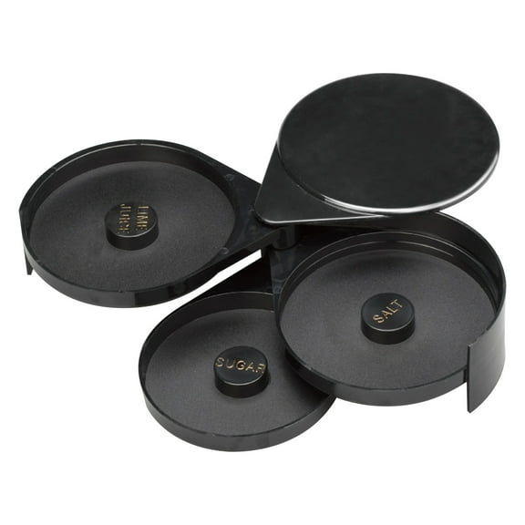 Three-layer Plastic Rim Box Dip Sugar Rim Box Cocktail Seasoning Box - 3 Tier Bar Glass Rimmer Bartender Tool for Professional Glass Edging & Organized Drink Prep