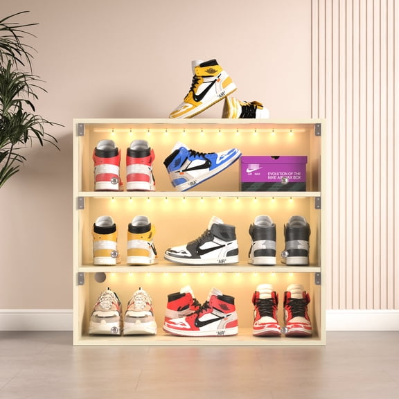 Three - layer - Remote - controlled LED color change - Study - Showcase your sneaker collection