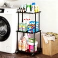thumbnail image 1 of YEEZEE 3-Tier Bathroom rack Compact Storage Organizer, Space Saving Shelf for Small Spaces., 1 of 10