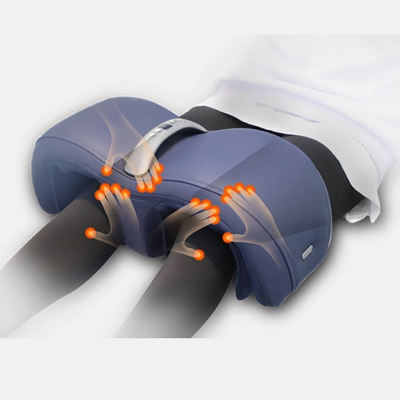 Three massage modes: knee massager, compressed air calf and arm massager, thermal therapy, vibration soothing push adjustable pressure level, digital display, voice guidance portable home and office