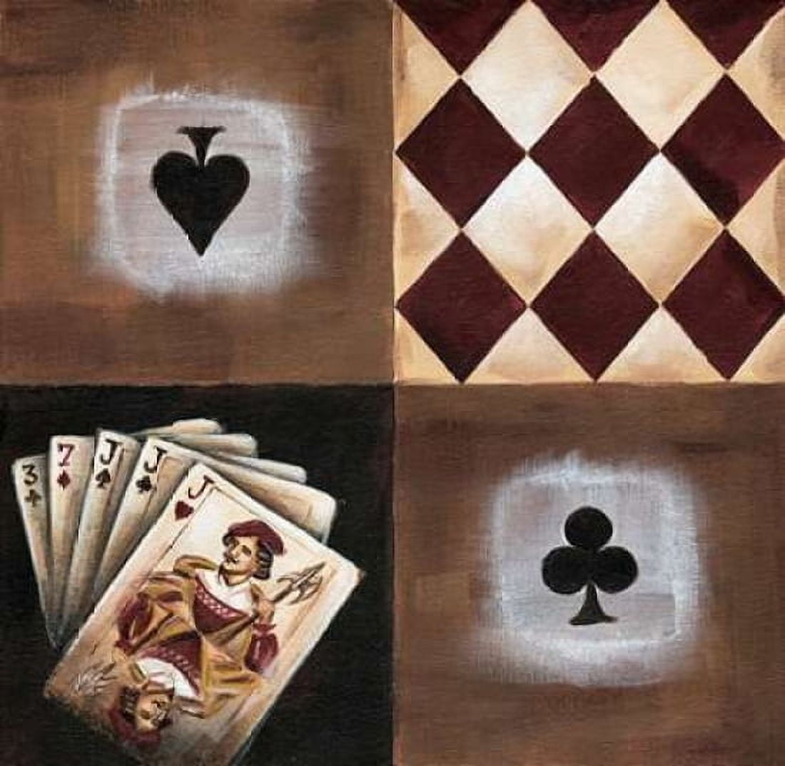 Three of a kind Canvas Art - Wendy Fields (24 x 24)