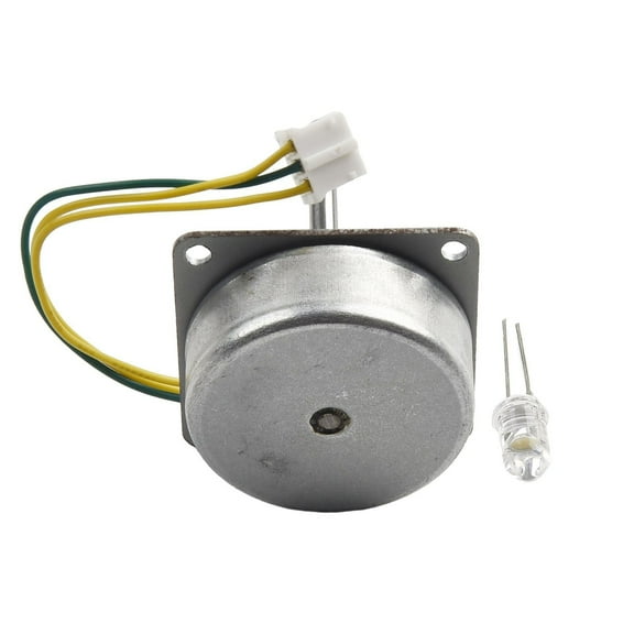 Three-phase Alternator Motor With LED 3-24V DIY Generator AC Brushless Micro-Wind Power Micro-hydraulic Generator Motor Tools