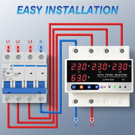 Three phase voltage current limiter,Adjustable Values Settable Limiter Siuke 3p Twirltide 100a Meter With Ph Pr Settable Meter With