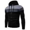 thumbnail image 1 of Three-piece Hooded Zipper Sweatshirt Fashion Trend Sports Leisure Fleece Sweatshirt Hoodie For Men,Size S-2XL, 1 of 3