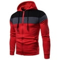 thumbnail image 1 of Three-piece Hooded Zipper Sweatshirt Fashion Trend Sports Leisure Fleece Sweatshirt Hoodie For Men,Size S-2XL, 1 of 3