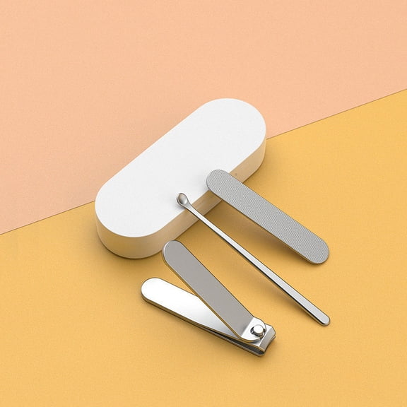 Three-piece Nail Clippers, High-quality Stainless Steel, Portable And Multi-purpose