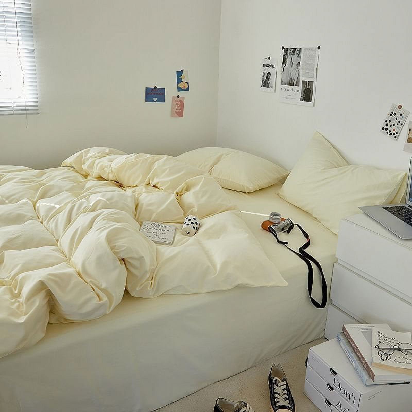 Threepiece bedding Japanese style style skinfriendly washing four