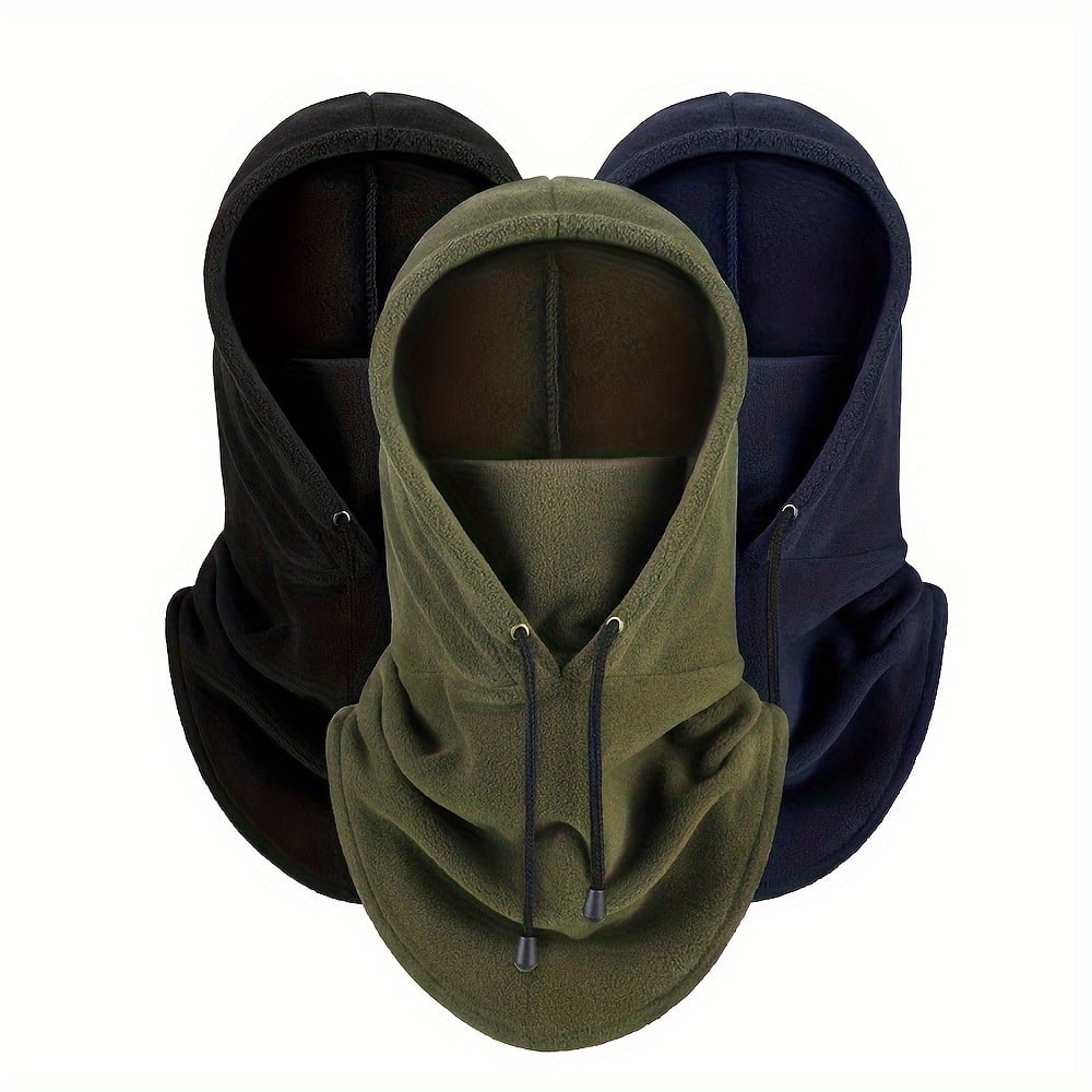 Three-piece winter balaclava set | Windproof and warm hats, suitable for outdoor cycling and skiing, with a neck warmer – the perfect gift for Christmas/Halloween/New Year/birthday.