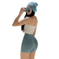 thumbnail image 1 of Three-point pants fitness pants female belly control peach buttocks hip lifting elastic tight yoga high waist running sports shorts, 1 of 1