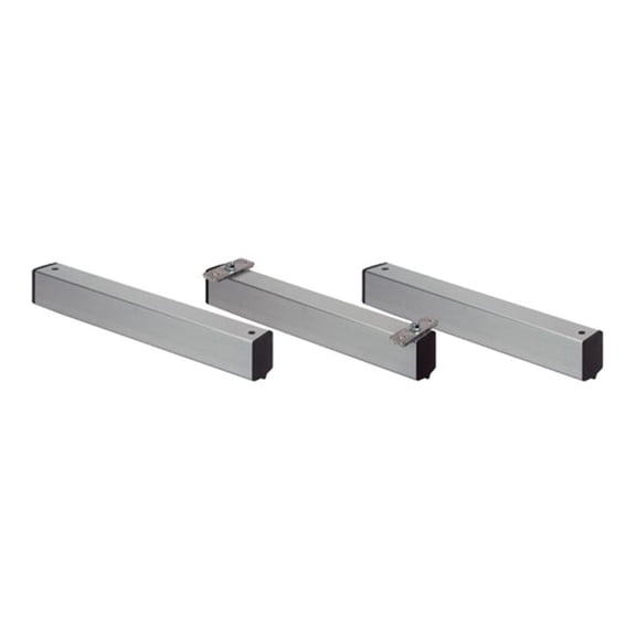 Three skates for Floor Track Systems, (1) with frift resister, includes (1) wing kit, aluminum, NSF approved