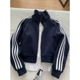 thumbnail image 1 of Three-stripe sports sweatshirt jacket, 1 of 5