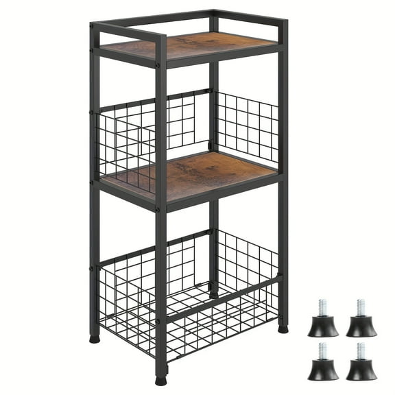Three-tier Kitchen Side Table, Kitchen Decor And Accessories