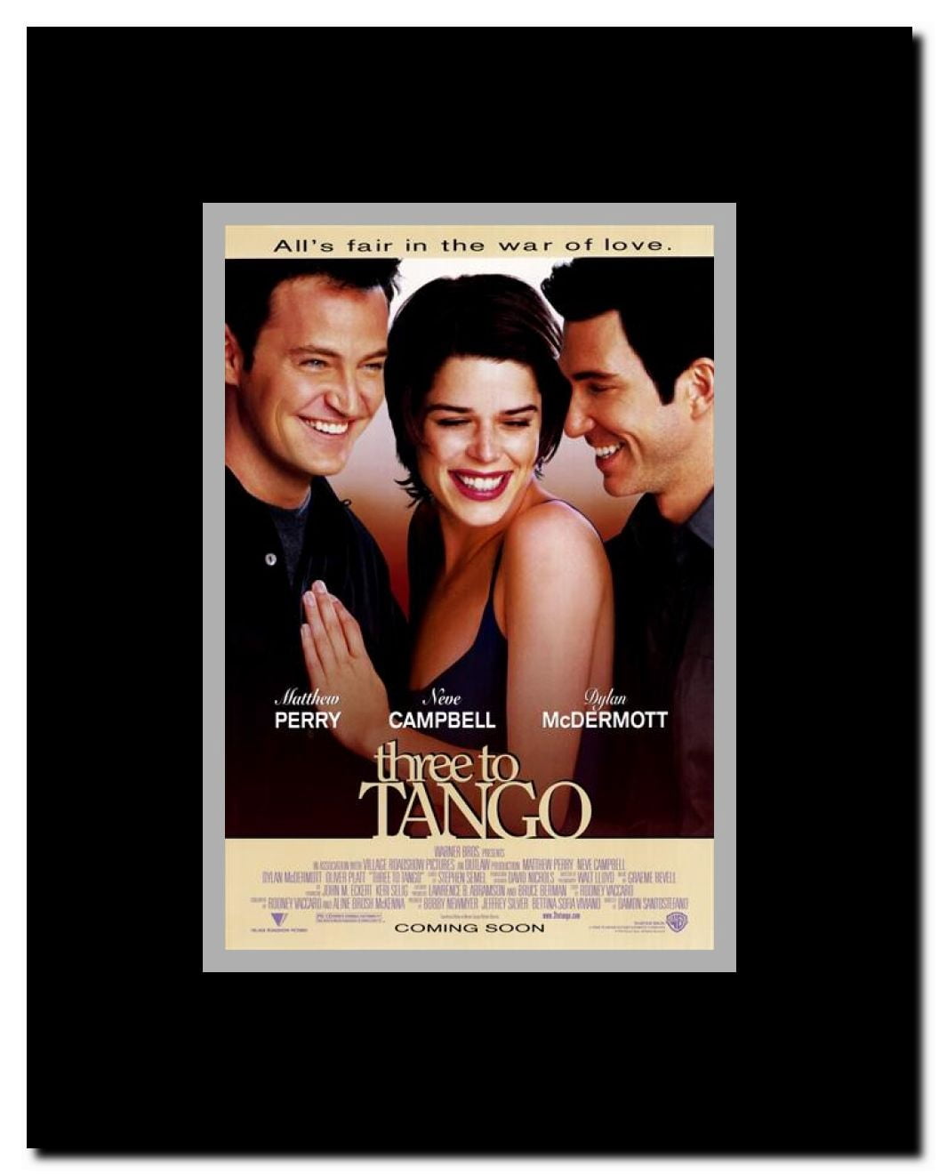 Three to Tango Framed Movie Poster