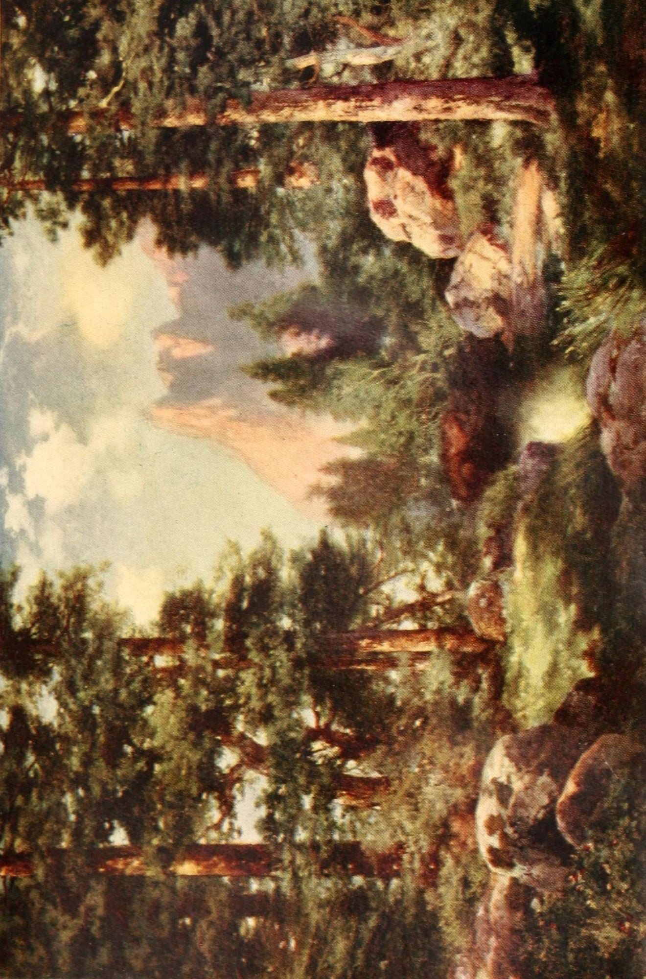 Three wonderlands of the American West 1912 Sentinel Rock Yosemite Canvas Art - Thomas Moran (18 x 24)