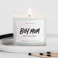 thumbnail image 1 of ThreeKin Scented Candles for Boy Mom, Natural Soy Wax Candles for Home, Relaxing Aromatherapy for Moms, Driftwood Essential Oils with a Hint of Chaos, Long Lasting Candle Burns for 75 Hours, 1 of 3
