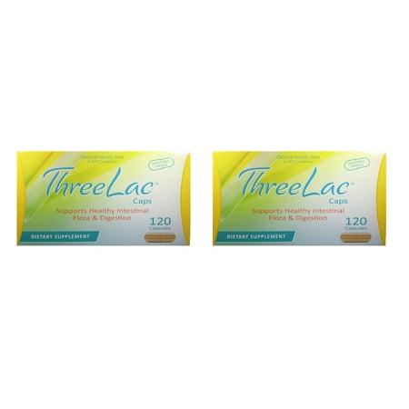 ThreeLac Caps - Probiotic Capsules - 2 pack (240 capsules)