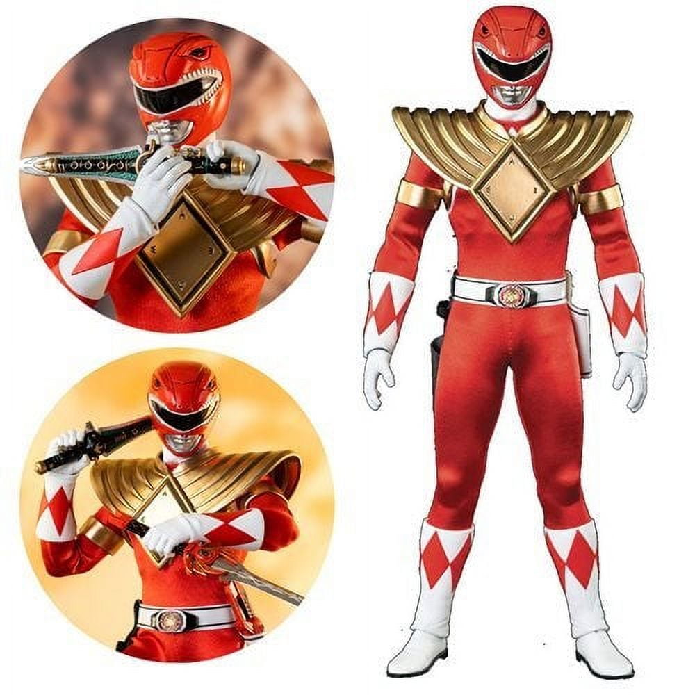ドラゴン社　FULL GEAR RANGERS 1/6 フィギュア ThreeZero Power Rangers 1/6 Dragon Shield Red Ranger, Limited
