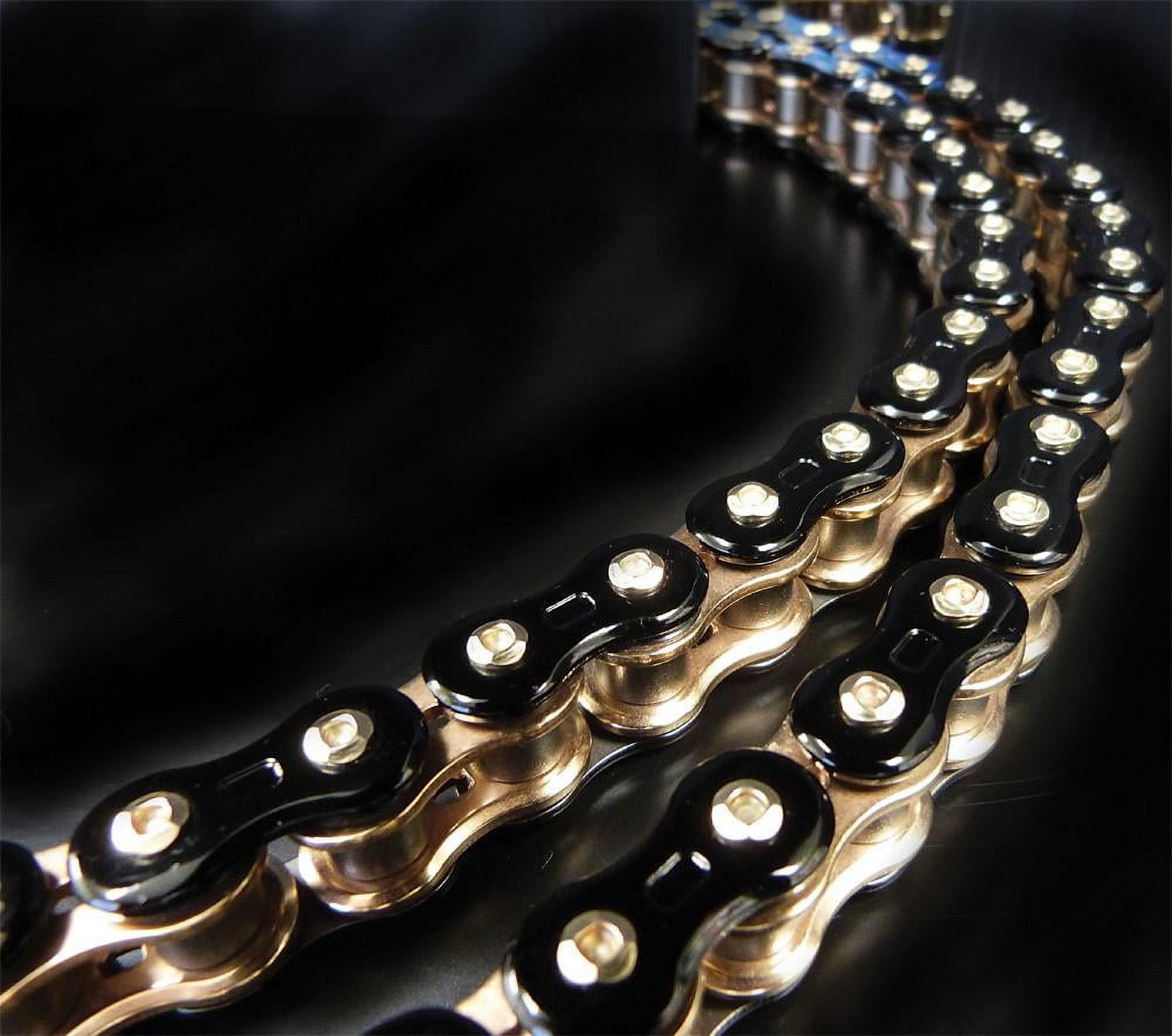 Threed 520Z3D-150KG 520 Z 3D Premium Chain - 150 Links - Black/Gold