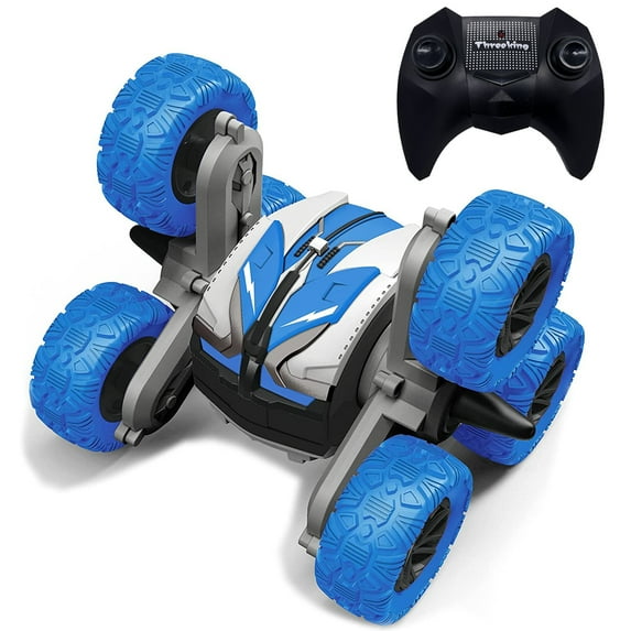 Threeking RC Cars Stunt car Waterproof Remote Control Car Double Sided 360° Flips Rotating 4WD Outdoor Indoor car Toy Present Gift for Boys/Girls Ages 6+