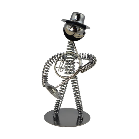 Threestar 7.5" Inch Tall Horn Player Spring Figurine