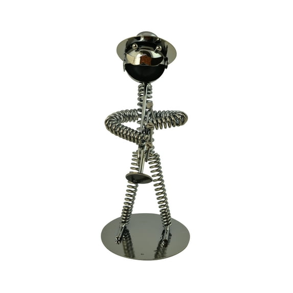 Threestar 7.5" Inch Tall Trumpet Player Spring Figurine