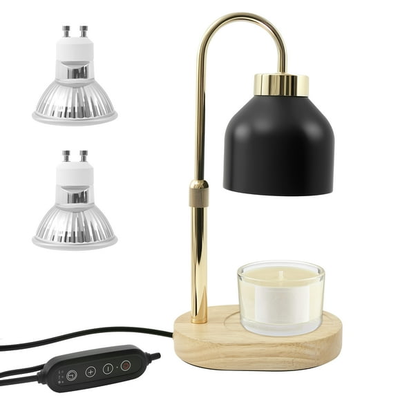 Thren Candle Warmer Lamp Electric Wax Melter Lamp Adjustable Height Brightness Wax Warmer Ambience Light Timable Candle Lamp Safe Easy to Use Candle Warmer Lamp Suitable for Bedrooms