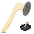 thumbnail image 1 of Thren Cast Iron Scrubber,Stainless Steel Skillet Cleaner,Scrub Dishwand,with Handle,for Kitchen Cleaning Frying Pans Skillets Woks, 1 of 11