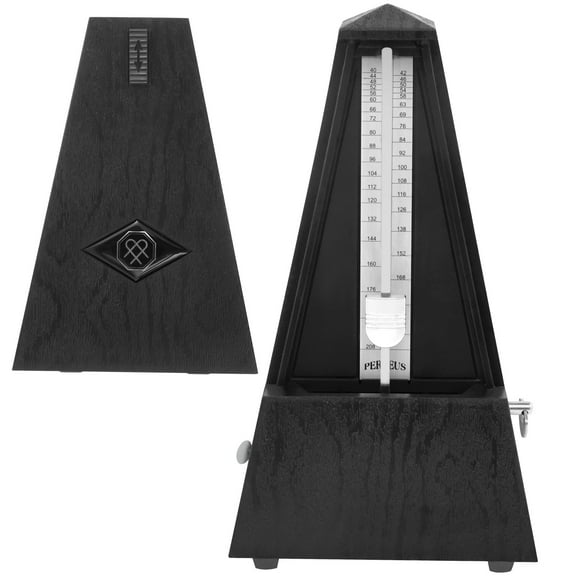 Thren Mechanical Metronome Pyramid Rhythm Keeper 5 Beat Mechanical Beat Marker Clockwork Noise Reduction Beat Indicator Precision Clarity Mechanical Tempo Device for Lovers