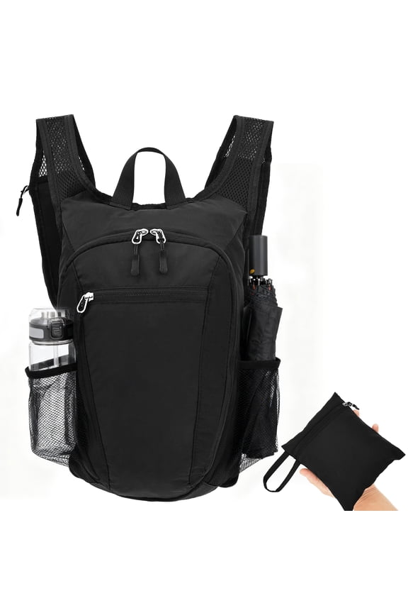 10L Small Hiking Backpack Dual Shoulder Strap Pocket Wear Resistant Daypack with Adjustable Sternum Strap for Hiking Cycling Travel