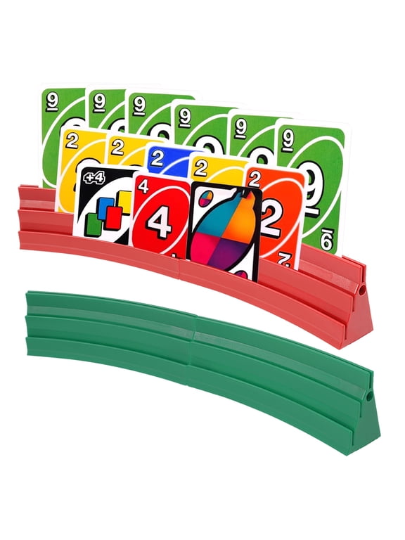4 Pack Magnetic Game Playing Card Holders,Playing Card Holder for Kids Adults Hands Free Card Holder for Family Card Game Nights Poker Parties