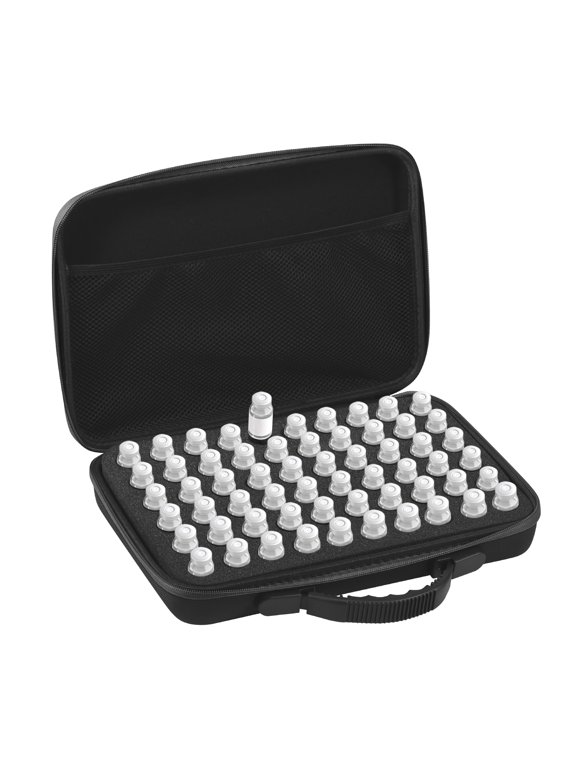 60 Slot Insulin Vial Protector Case Insulin Storage Organizer Suitable for Standard 5-10ml Vial Portable Pancreatic Hormone Bottle Protector Case for Storage