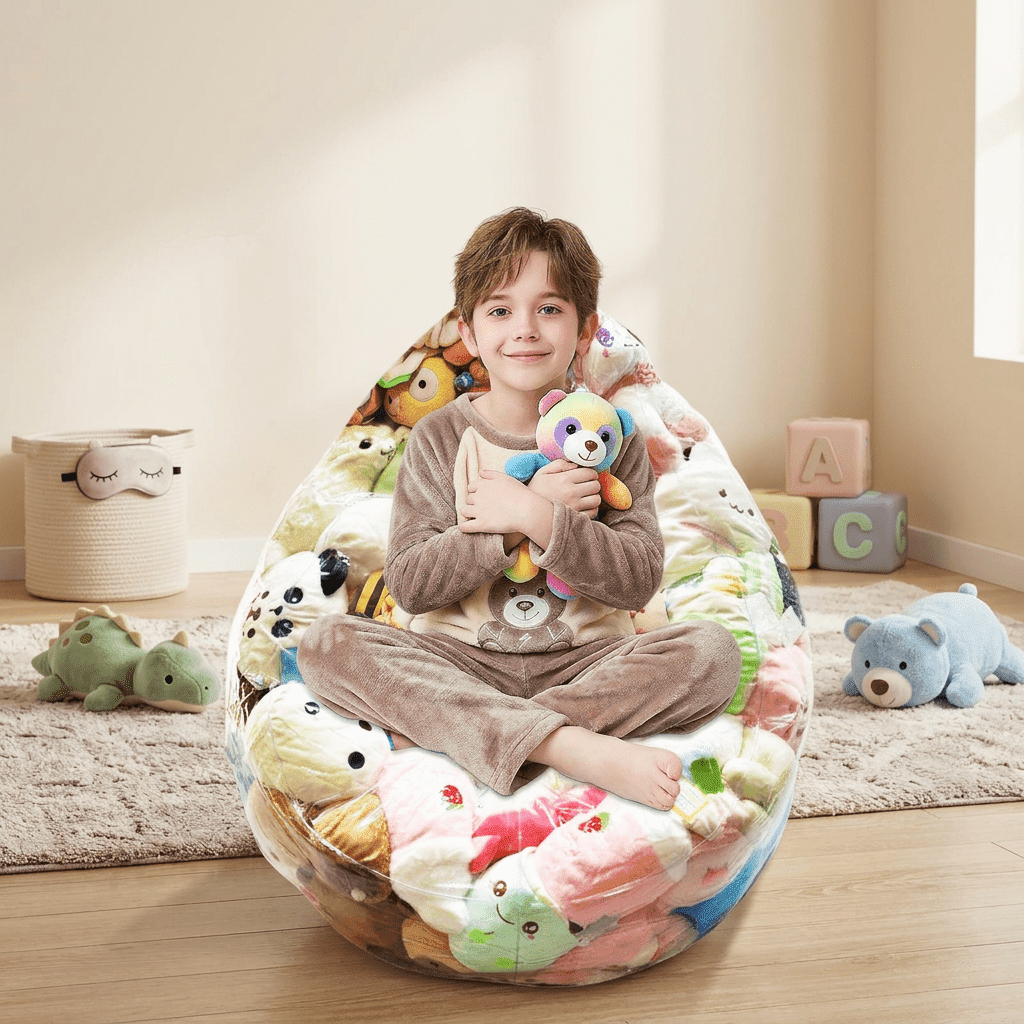 Creative QT Stuffed Animal Storage Bean Bag Chair - Extra Large