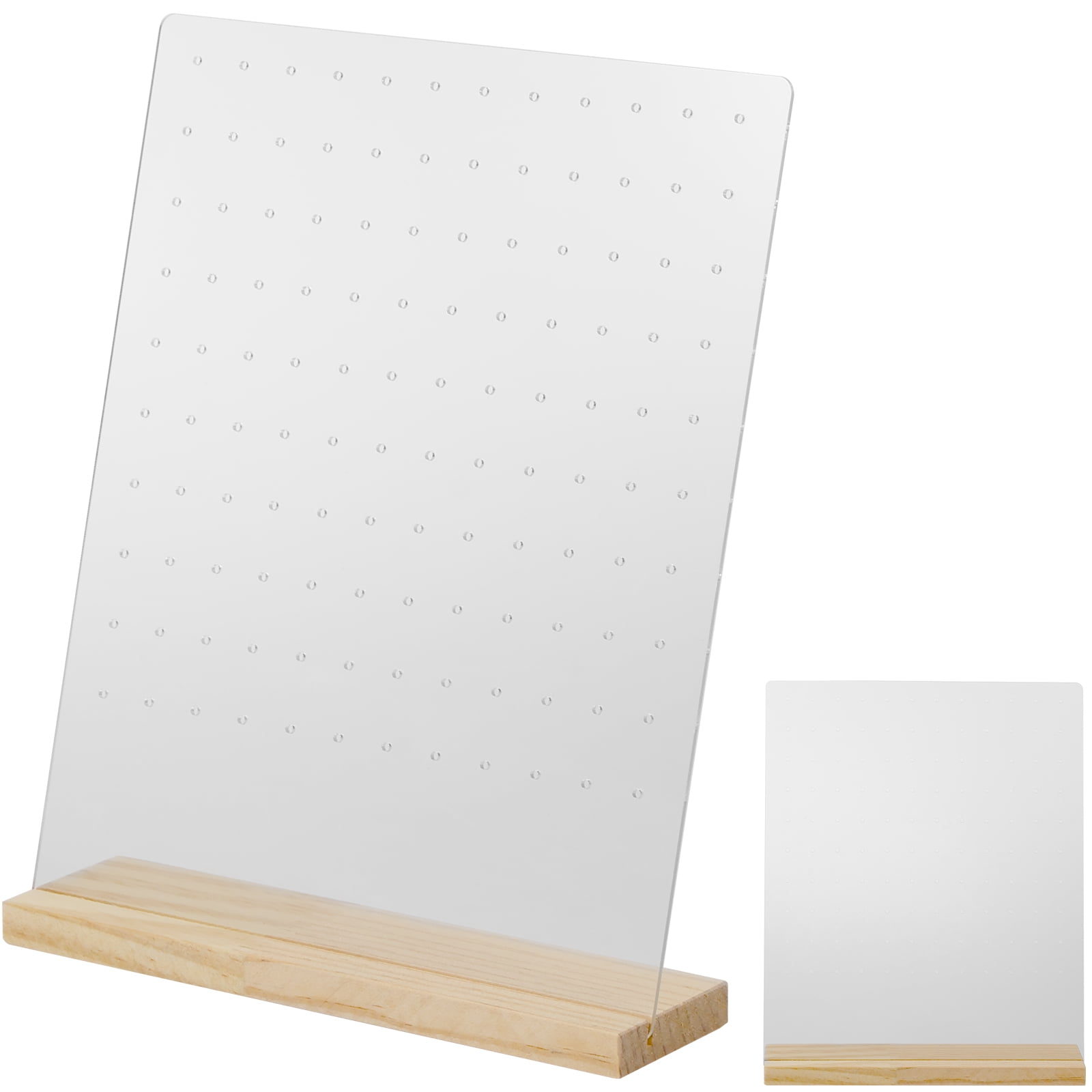 Threns Clear Tabletop Pin Storage Stand Pin Collection Display ...