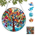 thumbnail image 1 of Threns Hanging Diamond Art Kits for Adults Pendant Suncatcher, Special Shaped Crystal DIY Pearl Diamond Painting Kit, Gift for Spring Summer Window Wreath Decor, 1 of 11