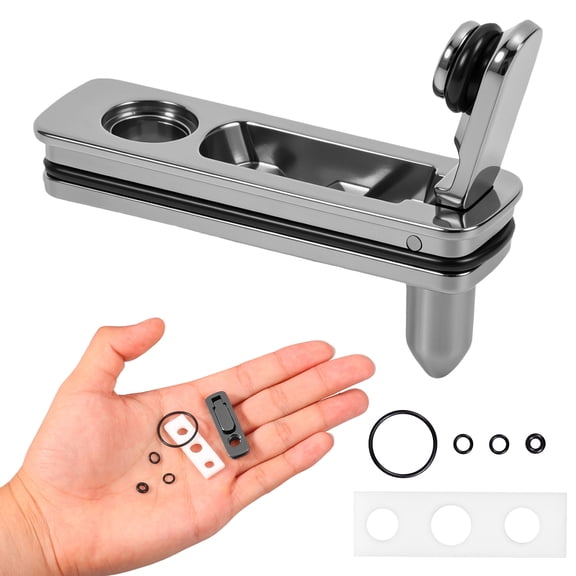 Threns Lighter Gasket Seal Metal Lighter Repair Insert Accessories Kit, Cotton Felt Pad with 3Pcs Rubber Seals for Lighter Bottom Seal