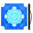 thumbnail image 1 of Threns Mahjong Mat with Rules, 31.5 Inch Square Mahjong Mats for Table, Quiet Noise Reduction Table Mat with Black Carrying Bag for Poker, Board Games, Tiles Game and Dominoes, 1 of 8