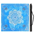thumbnail image 1 of Threns Mahjong Mat with Rules, 31.5 Inch Square Mahjong Mats for Table, Quiet Noise Reduction Table Mat with Black Carrying Bag for Poker, Board Games, Tiles Game and Dominoes, 1 of 8