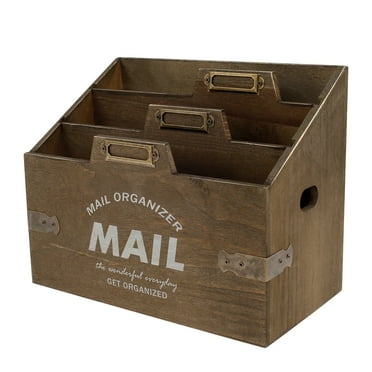 Keyohome Mail Organizer Letter Sorter for Counter,Mail Holder Storage File Organizer Holder,Countertop Desk Office Accessories Organizer for File Letter Paper Folder