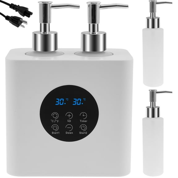 Threns Massage Oil Warmer with Display Elegant Massage Oil Lotion Warmer Adjustable Constant Temperature Body Lotion Heater Easy to Use for SPA Home Therapist