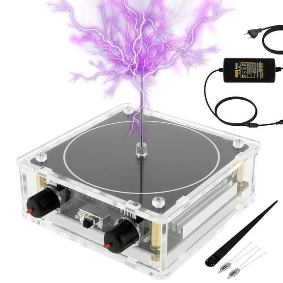Threns Musical Coil Kit Bluetooth Music Coil Touchable Artificial Lightning Spark Gap Arc Generator cience Teaching Experiment Model