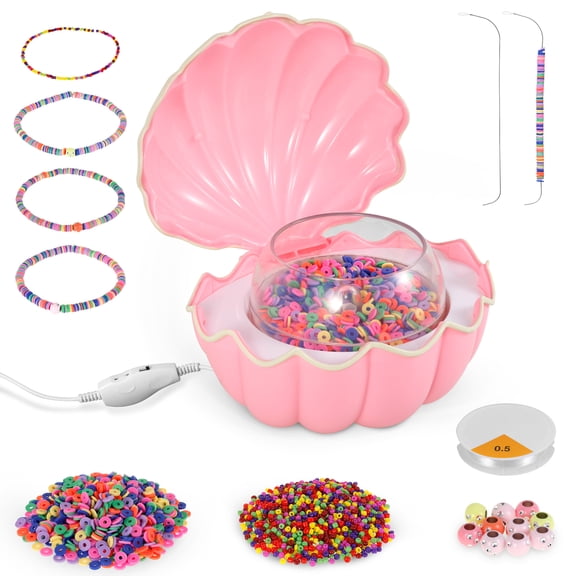 Threns Plastic Electric Bead Spinner Efficient Adjustable Speed Bracelet Bead Spinner for DIY Beginner and Enthusiast