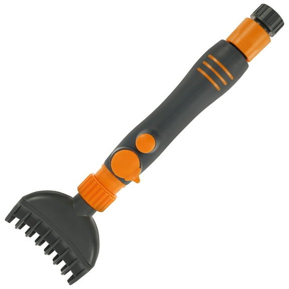 Threns Plastic Handheld Spa Filter Clean Brush Double Row Nozzle Universal Pool Cartridge Filter Brush for Most Standard Pool Hot Tub Filters