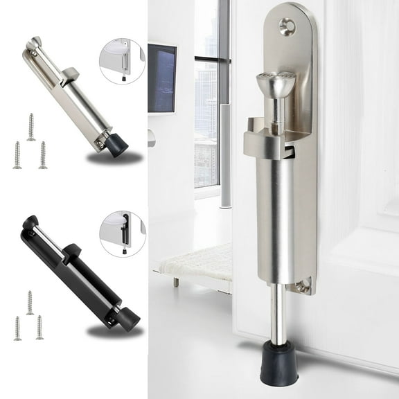 Threns Spring Door Stopper Foot Kickdown Door Stop Telescope Door Stopper Foot Pedal Door Lock Holder